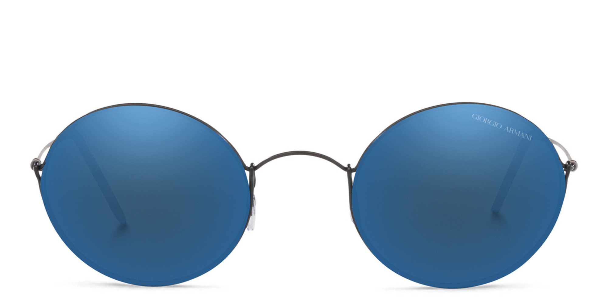 Authentic Armani round sunglasses Authentic Designer Sunglasses - Giorgio Armani GA552 - 807BN  main image 2