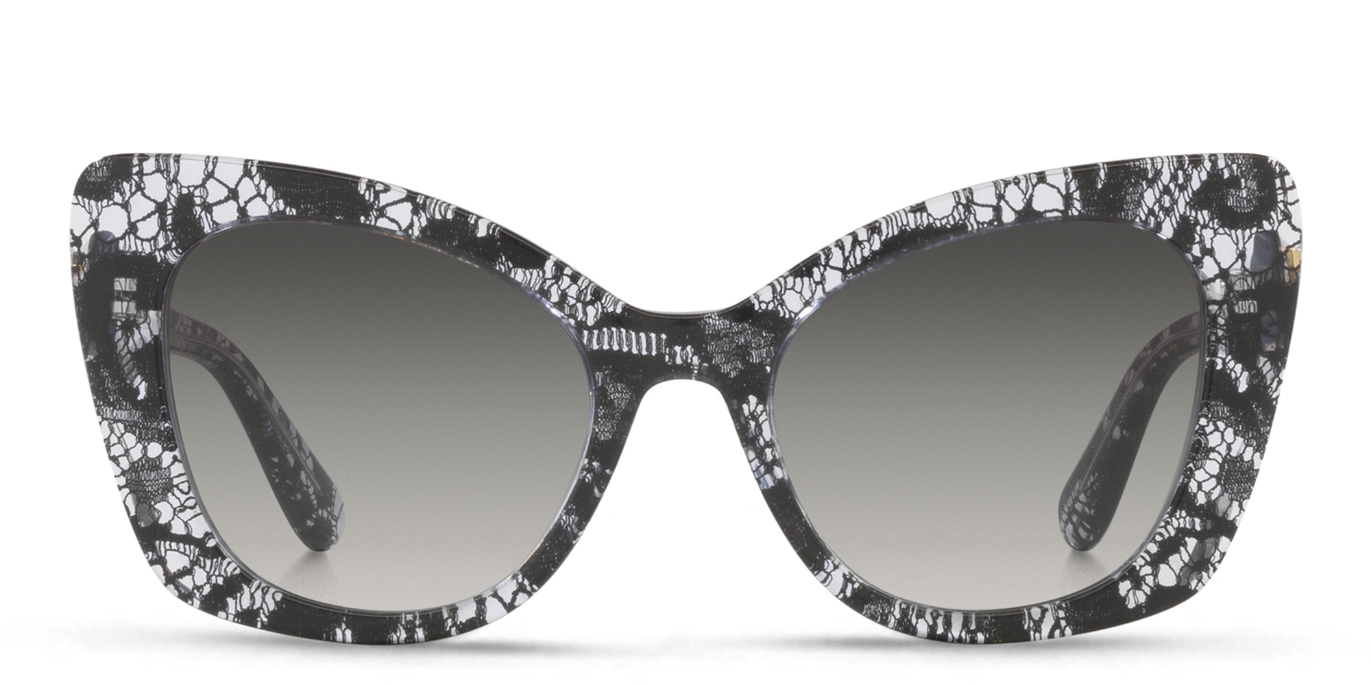 Dolce & Gabbana Black and clear lace Cat-Eye Sunglasses with Gradient Lenses Dolce&Gabbana Sunglasses - black lace/black - Zalando.co.uk main image 3