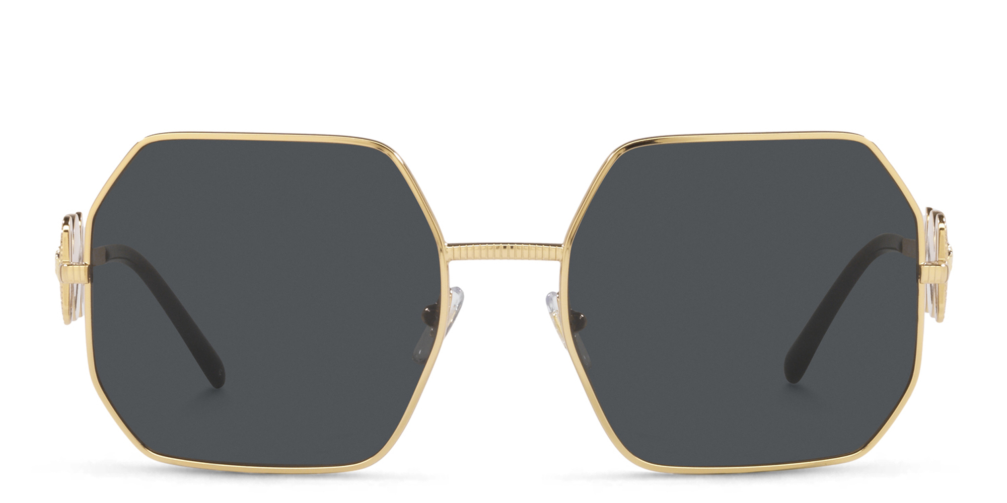 Buy VERSACE Medusa-Embellished Irregular Sunglasses Online