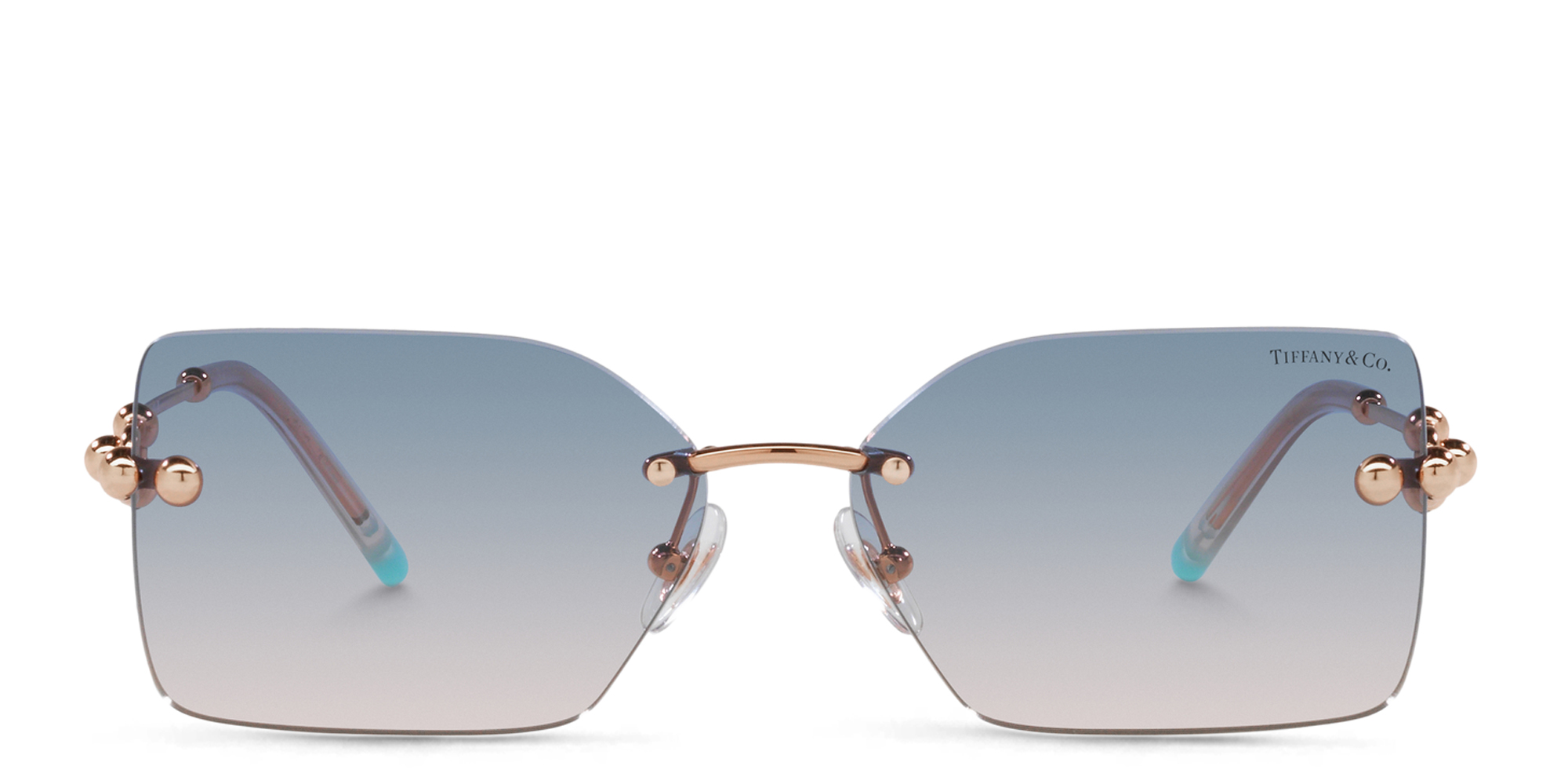 Buy TIFFANY Rimless Rectangle Sunglasses Online | MAGRABi UAE