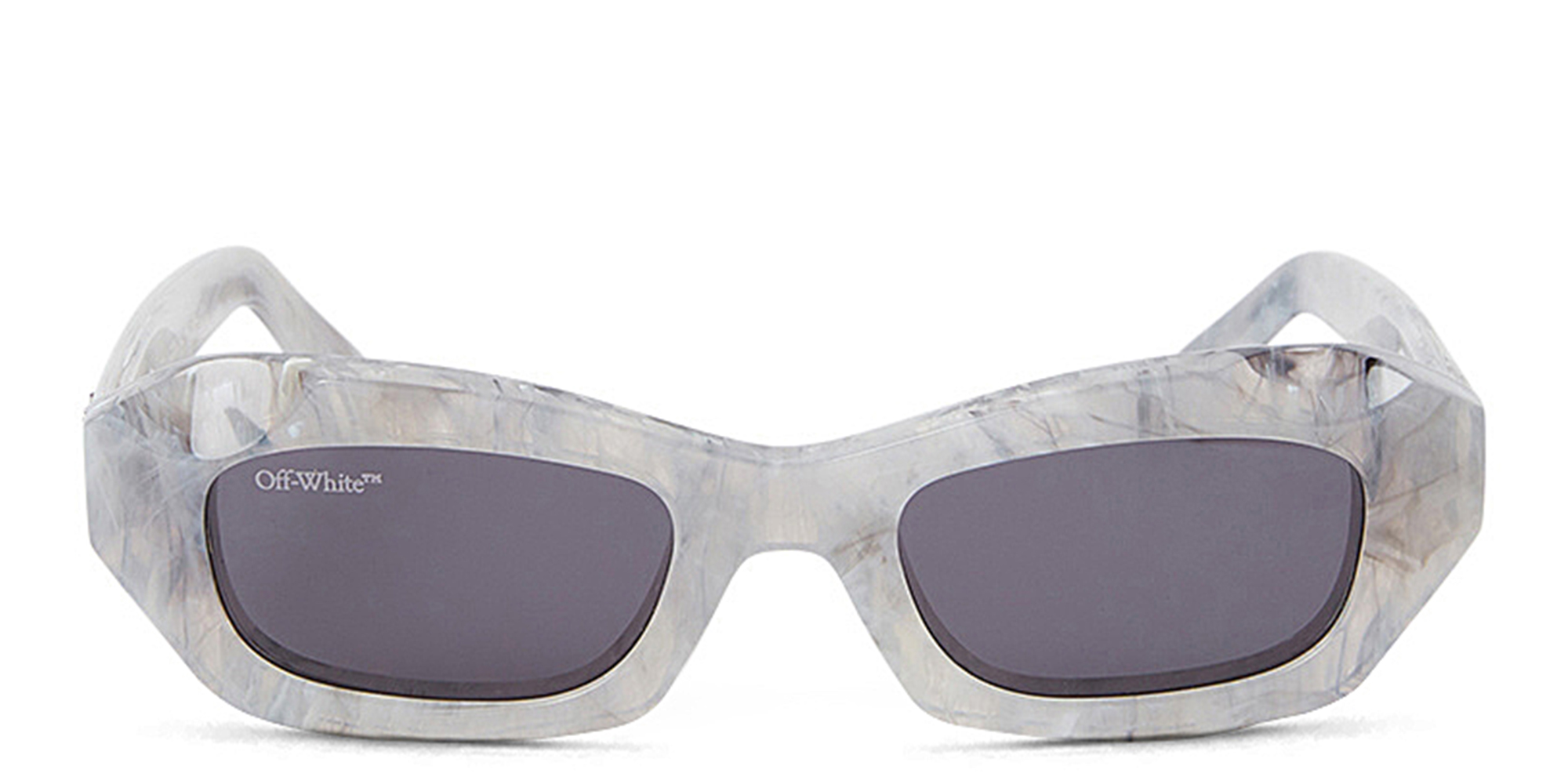 新品未使用 OFF-WHITE Carrara SUNGLASSES Tor Off-White Carrara Grey Rectangular Unisex Sunglasses OERI019 0107