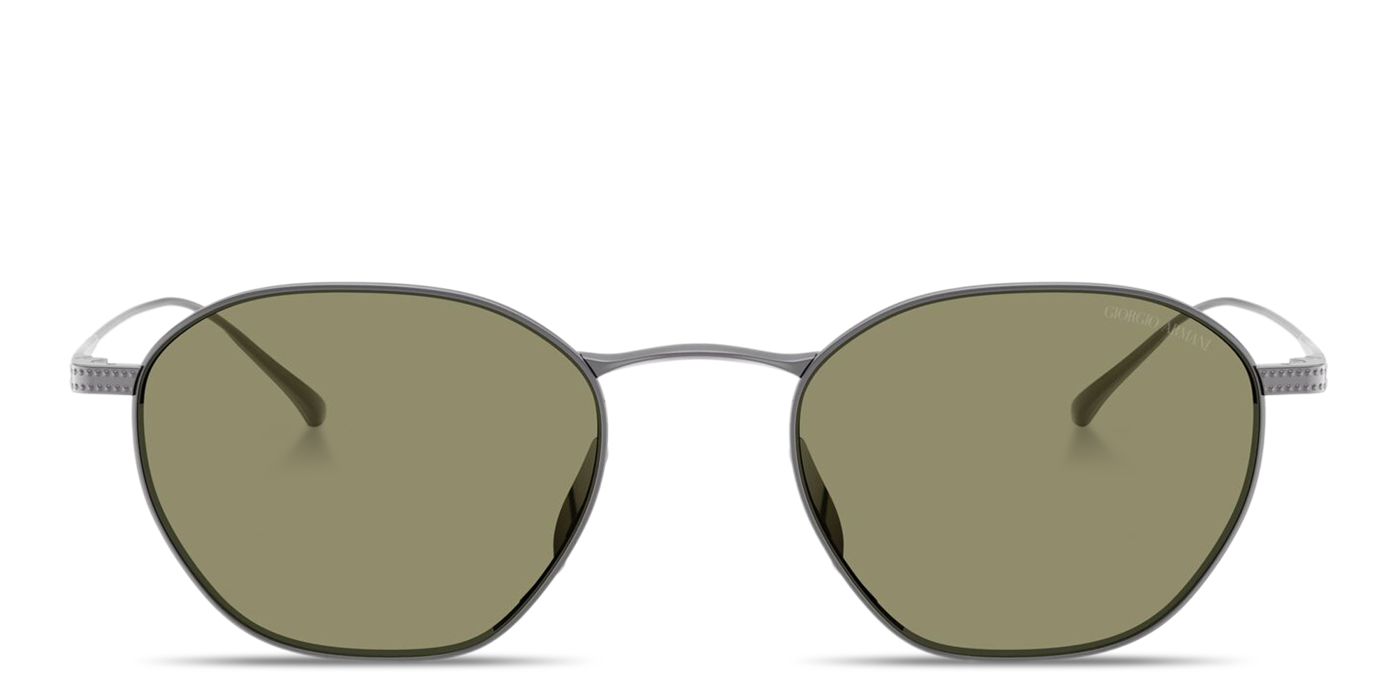 Buy GIORGIO ARMANI Engraved Logo Square Sunglasses Online