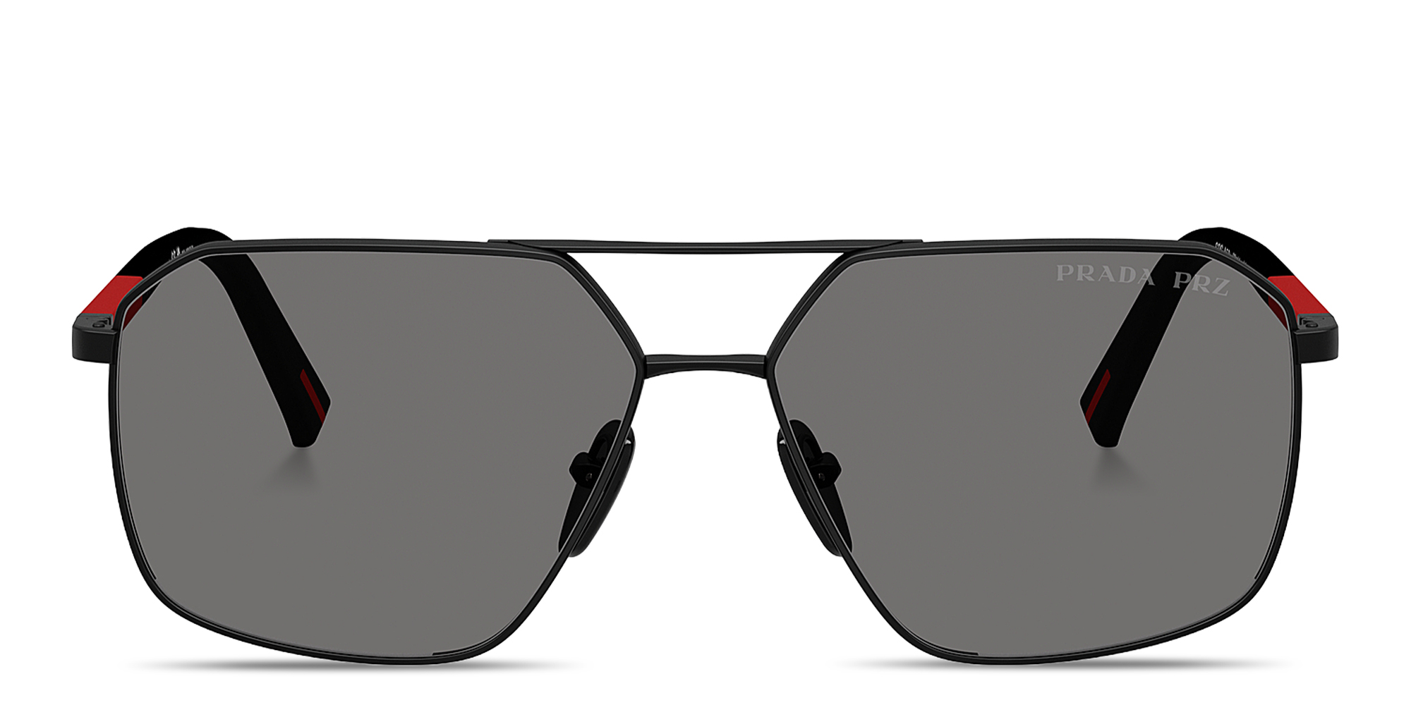 Buy Prada Linea Rossa Logo Signature Irregular Sunglasses Online
