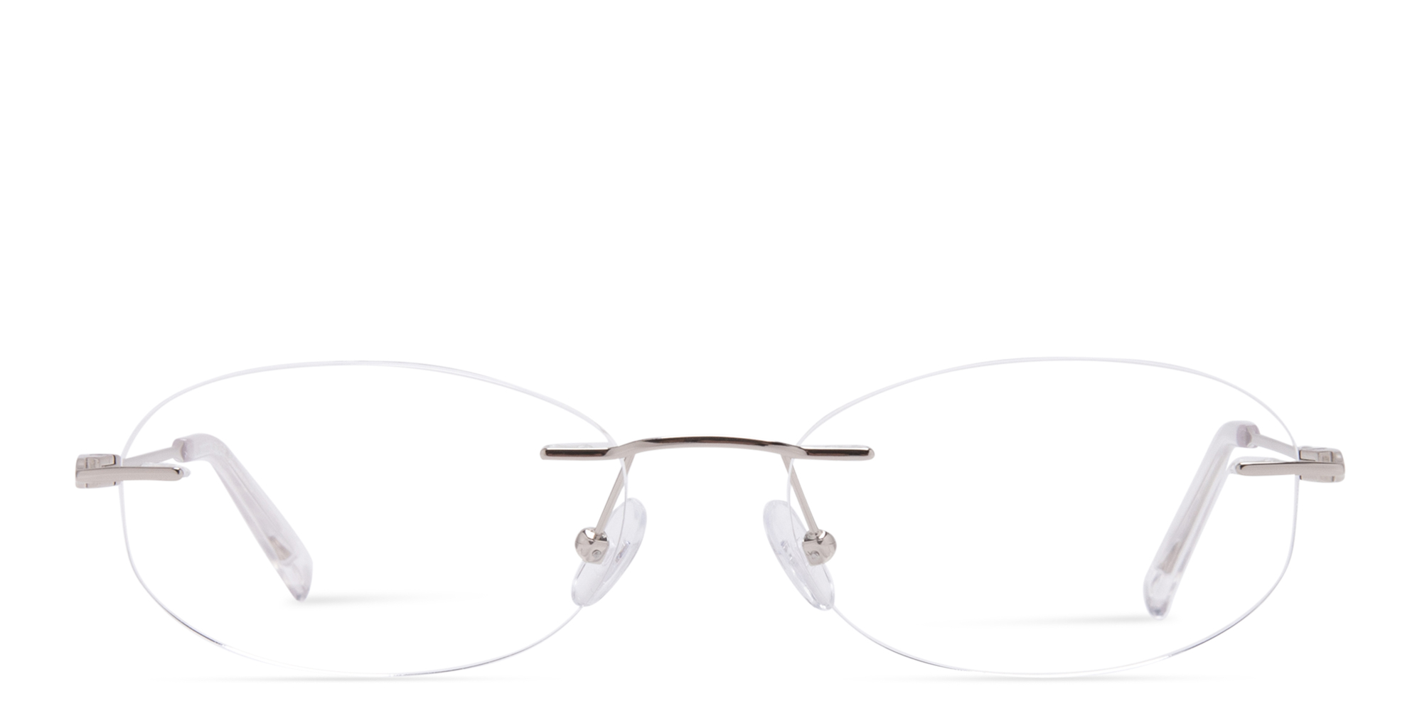 Buy TRICE Logo Rimless Oval Eyeglasses Online Doctor M UAE