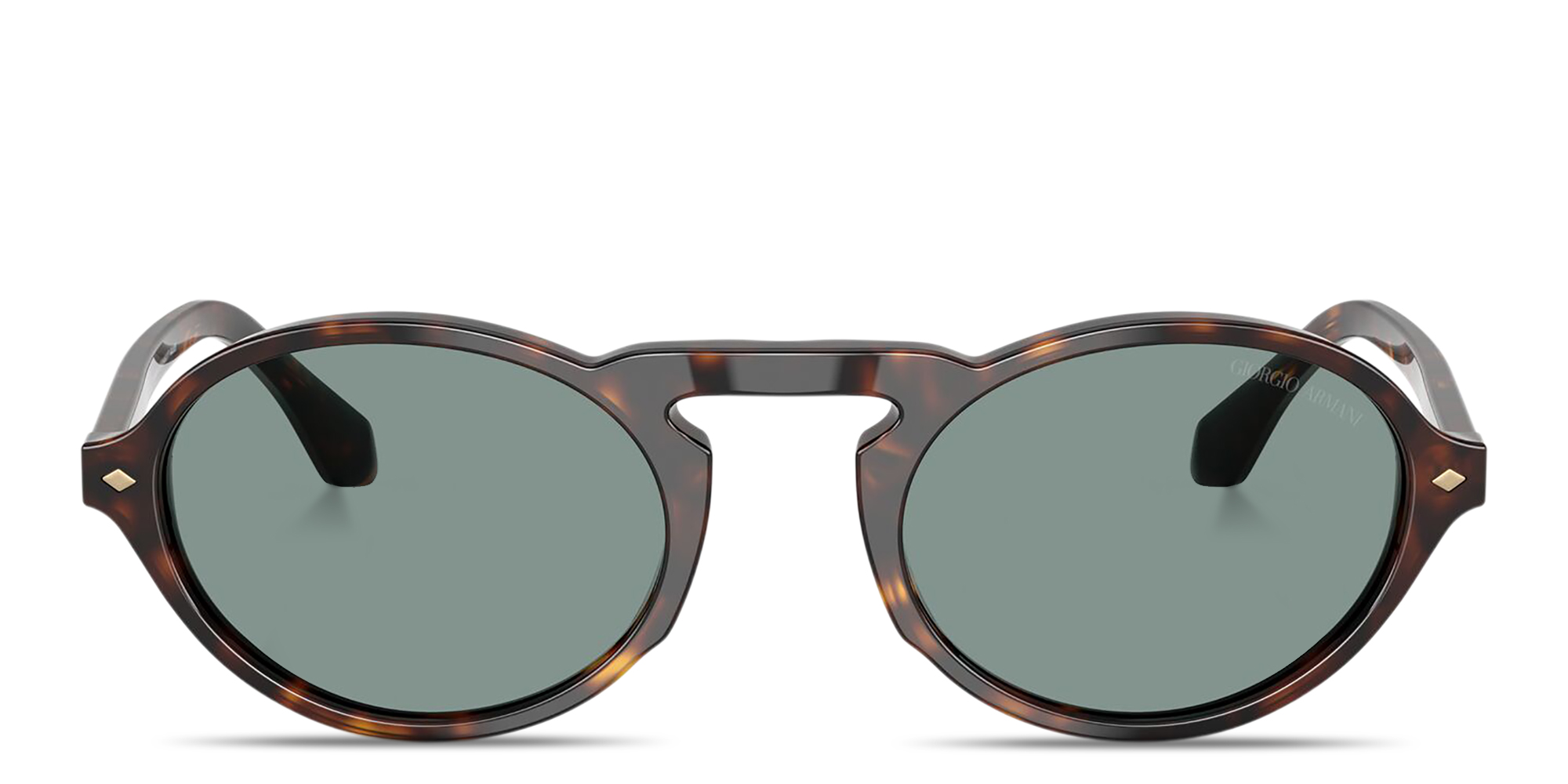 Buy GIORGIO ARMANI Logo Print Oval Sunglasses Online