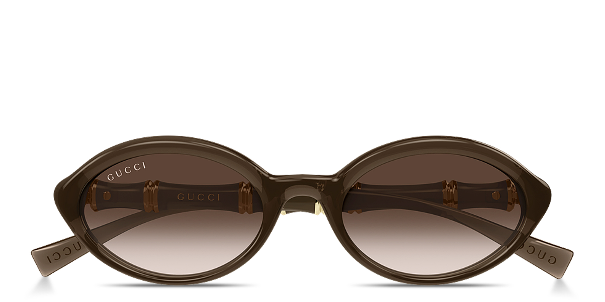 Buy GUCCI Bamboo Oval Sunglasses Online | MAGRABi KSA